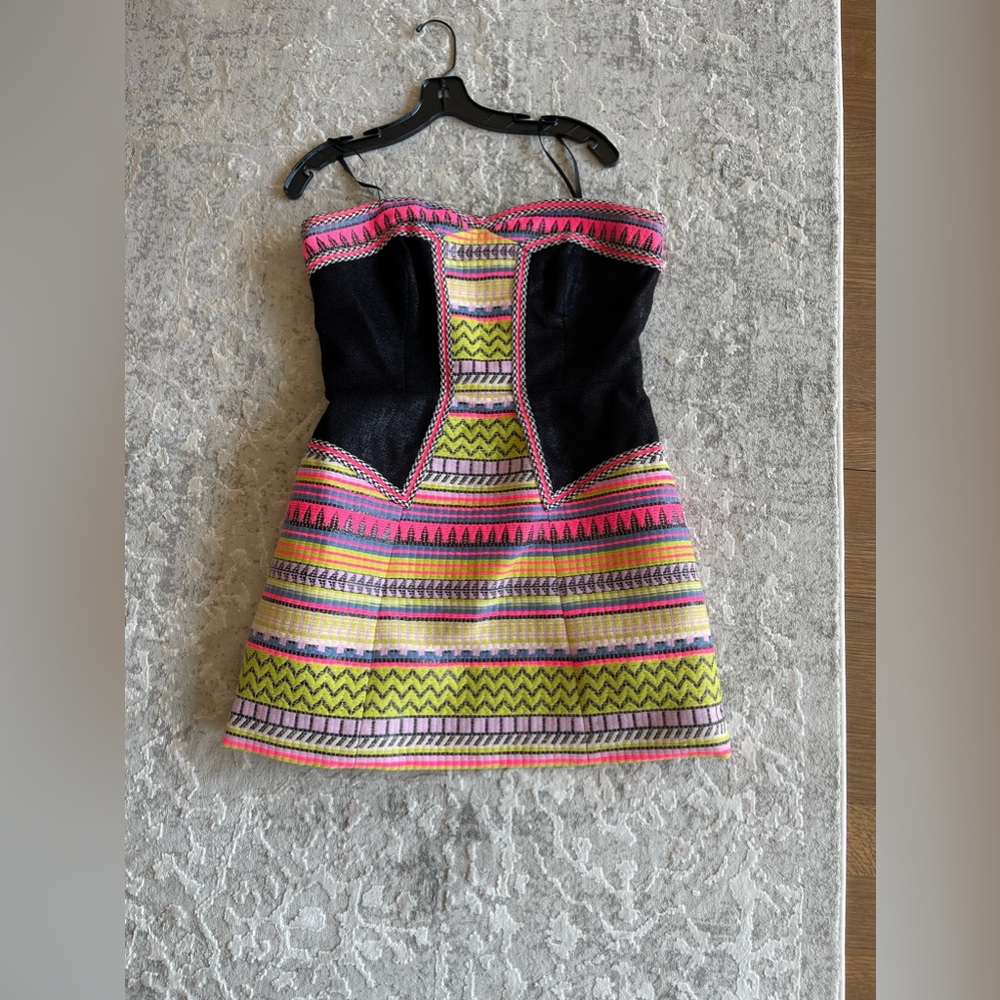 Milly Strapless Mini Dress - Size 12